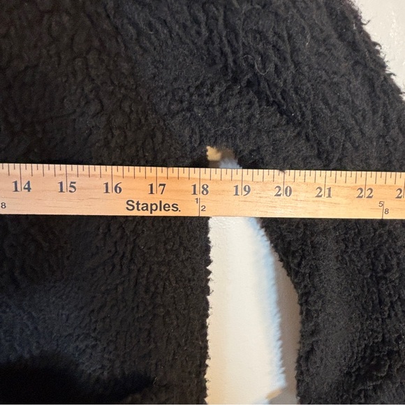 CoffeeShop New York Black Faux Shearling Teddy Coat Jacket XS - Picture 9 of 10